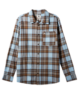 Quiksilver Mens Banchor Woven Long Sleeve Flannel Shirt
