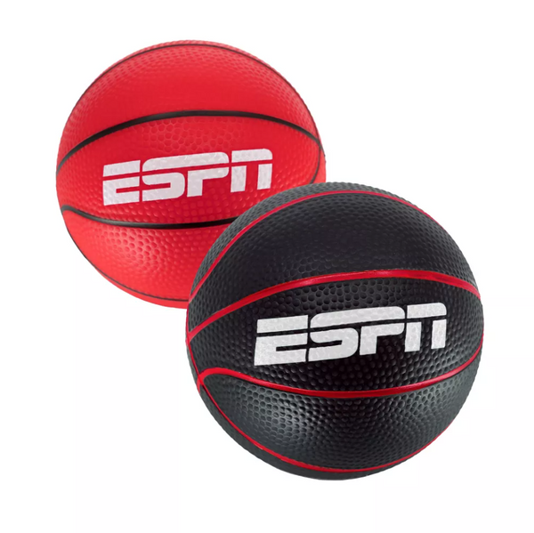 ESPN Classic Over The Door Basketball Hoop with 2 Mini Basketballs, Pump, and Foldable Rim