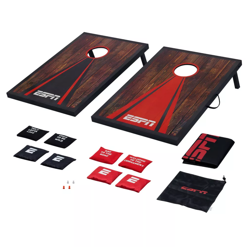 ESPN Classic 2'x3' Wood Cornhole Board Set