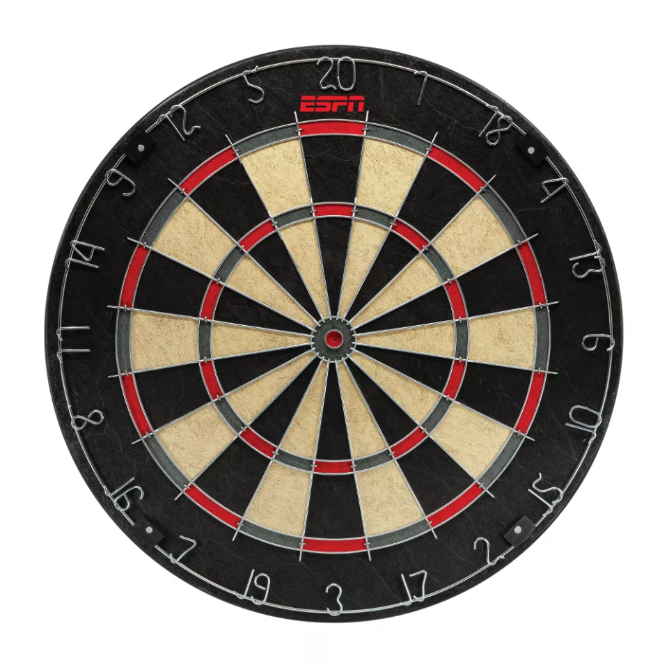 ESPN Pro Bristle Dartboard Starter Kit