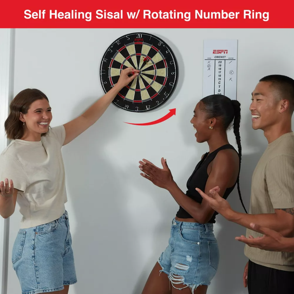 ESPN Pro Bristle Dartboard Starter Kit