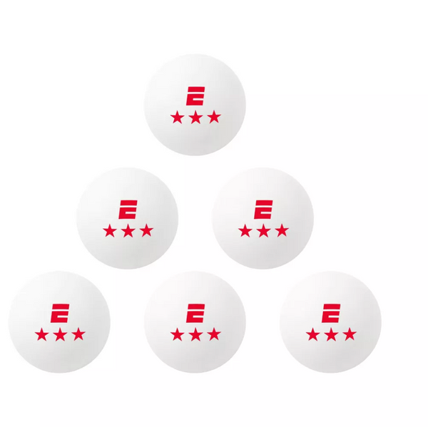 ESPN 3 Star Ping Pong Balls - Set of 6