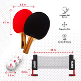 ESPN Portable Ping Pong Set