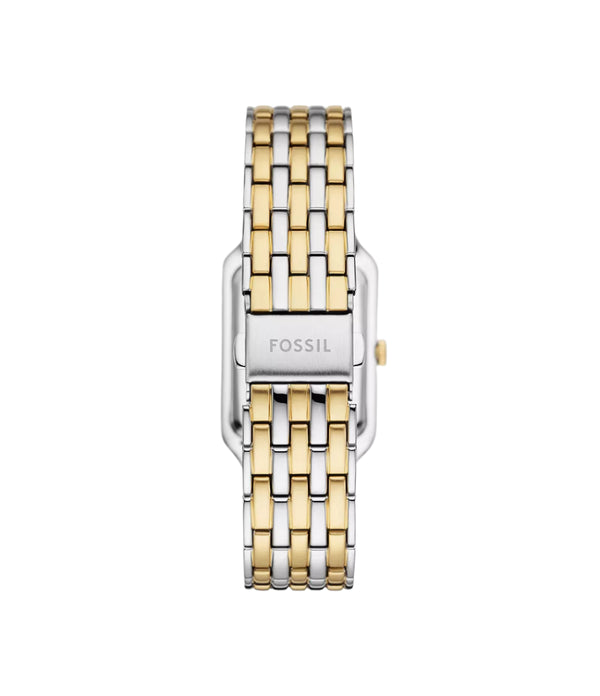 Fossil Womens Raquel Three-Hand Date Two-Tone Stainless Steel Watch