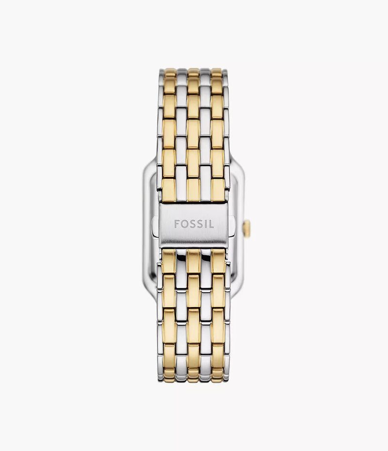 Fossil Raquel Three-Hand Date Two-Tone Stainless Steel Watch