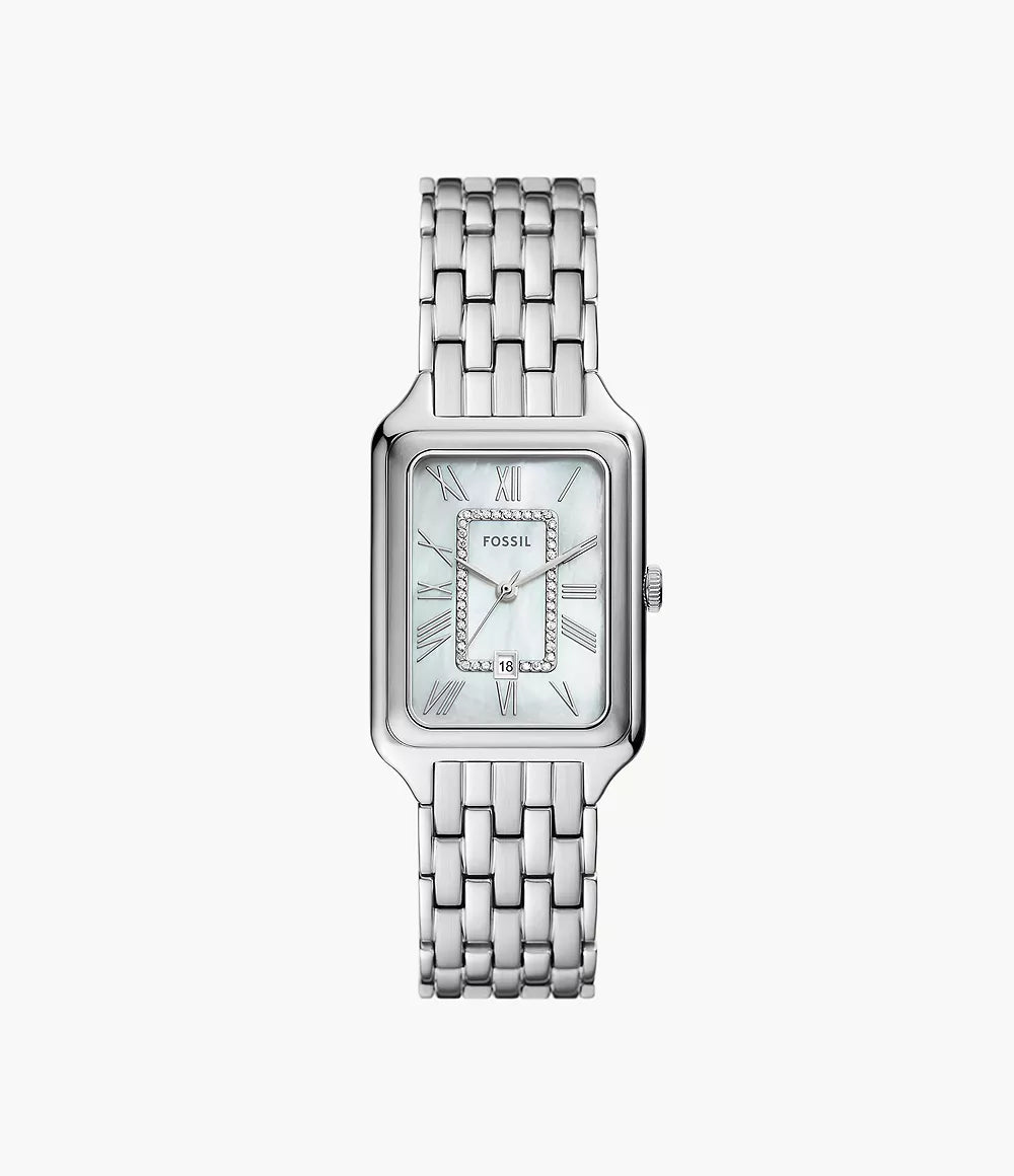 Michael Kors Raquel Three-Hand Date Stainless Steel Watch