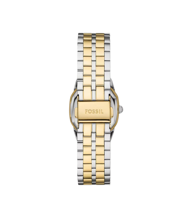 Fossil Womens Harlow Three-Hand Two-Tone Stainless Steel Watch
