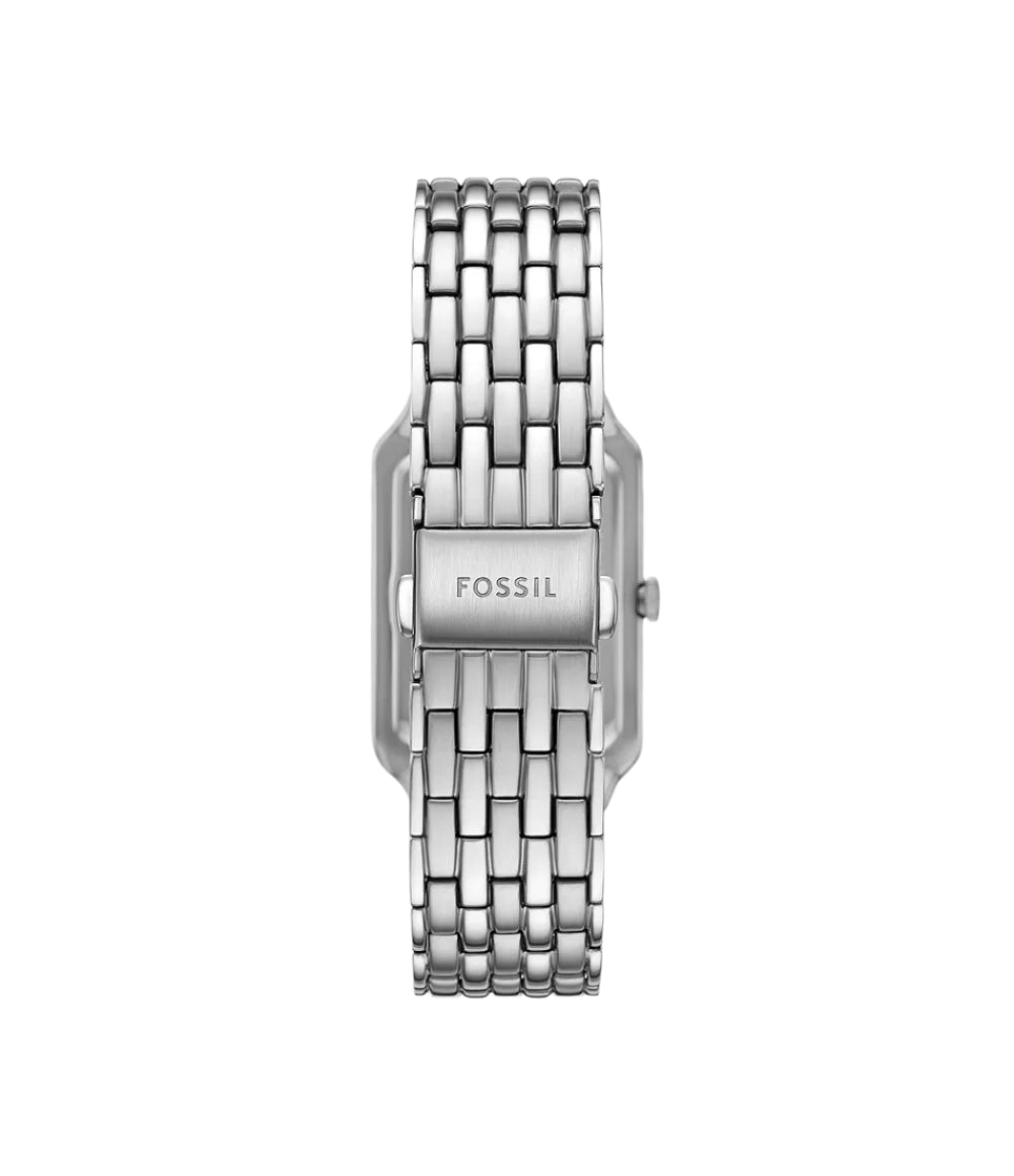 Fossil Womens Raquel Three-Hand Date Stainless Steel Watch