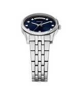 Fossil Womens Scarlette Three-Hand Day-Date Stainless Steel Watch