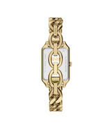 Fossil Womens Raquel Three-Hand Stainless Steel Gold Watch