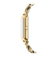 Fossil Womens Raquel Three-Hand Stainless Steel Gold Watch