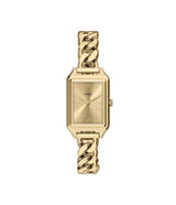 Fossil Womens Raquel Three-Hand Stainless Steel Gold Watch