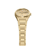 Fossil Womens Everett Three-Hand Gold-Tone Stainless Steel Watch