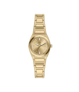 Fossil Womens Everett Three-Hand Gold-Tone Stainless Steel Watch