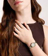 Fossil Womens Heidi Three-Hand Two-Tone Stainless-Steel Watch