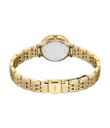 Fossil Womens Heidi Three-Hand Gold-Tone Stainless Steel Watch