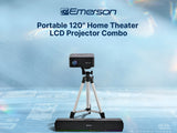Emerson Portable 120" Home Theater LCD Projector Combo
