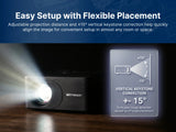 Emerson Portable 120" Home Theater LCD Projector Combo