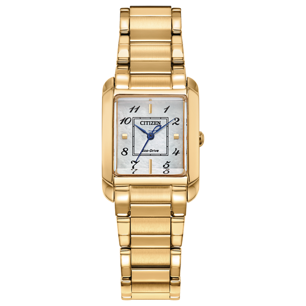 Citizen Womens Bianca Eco-Drive Watch - Gold-Tone Stainless Steel Bracelet