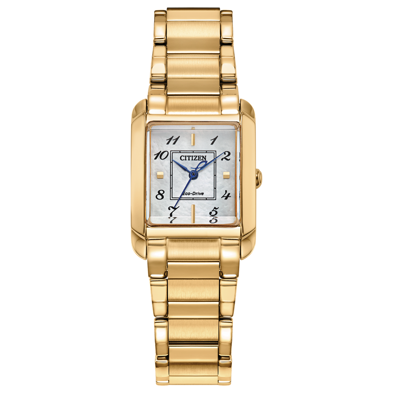 Citizen Womens Bianca Eco-Drive Watch - Gold-Tone Stainless Steel Bracelet