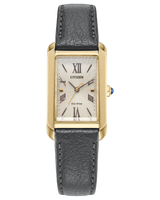 Citizen Womens L Bianca Watch - Black Leather Strap