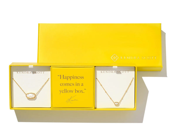 Kendra Scott Elisa Ivory Mother-Of-Pearl Gift Set - Gold Plated
