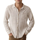 Marine Layer Mens Stretch Selvage Long Sleeve Shirt