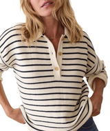 Marine Layer Womens Valerie Polo Sweater