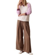 Marine Layer Womens Juno Varsity Raglan Sweater