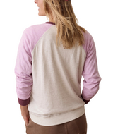 Marine Layer Womens Juno Varsity Raglan Sweater