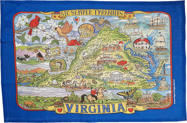 Kay Dee Designs Adventure Destinations Virginia Kitchen Towel