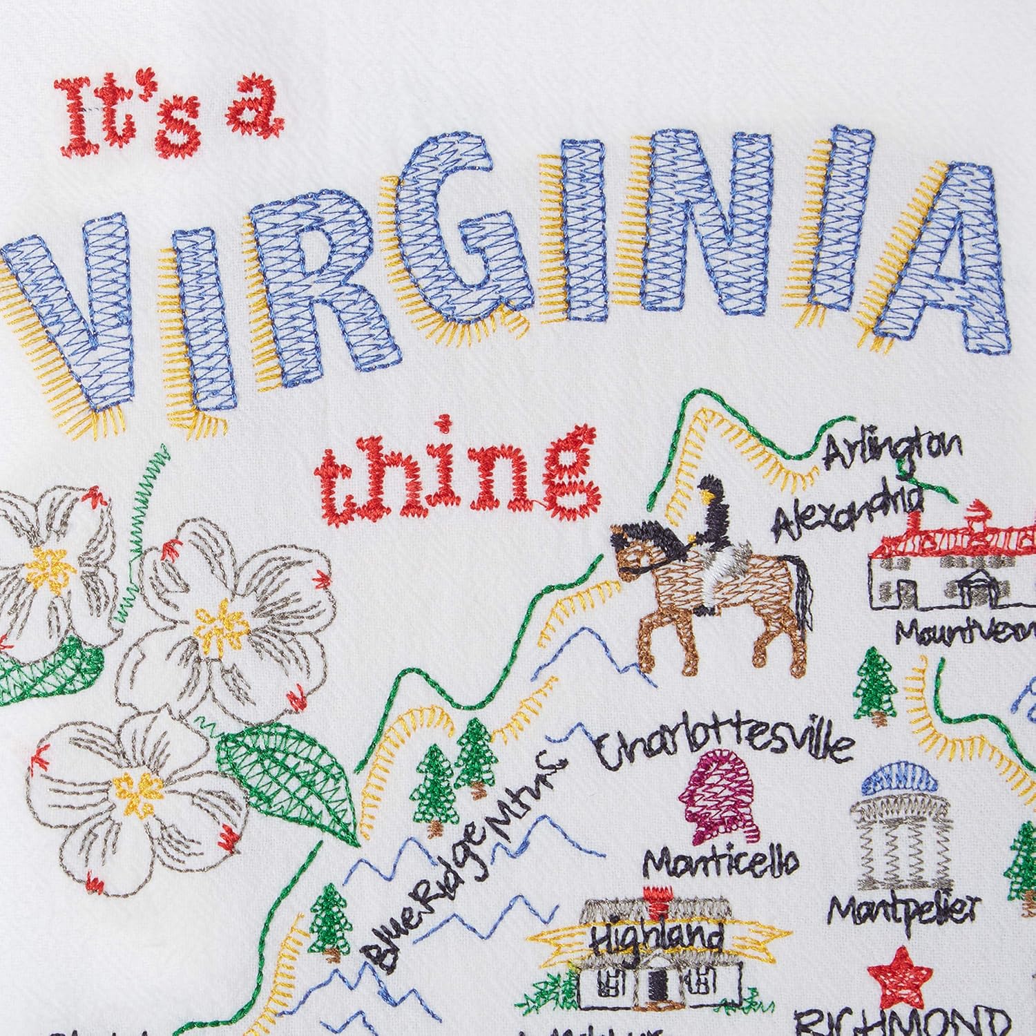 Kay Dee Designs Virginia Flour Sack Kitchen Towel