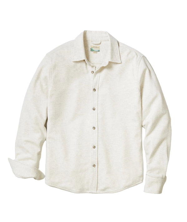 Marine Layer Mens Pacifica Stretch Twill Long Sleeve Shirt