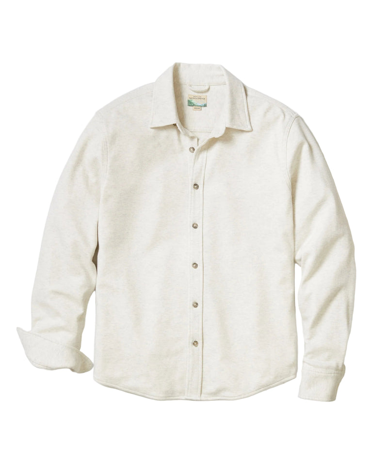 Marine Layer Mens Pacifica Stretch Twill Long Sleeve Shirt