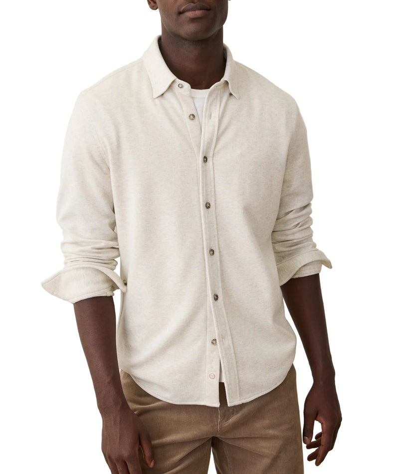 Marine Layer Mens Pacifica Stretch Twill Long Sleeve Shirt