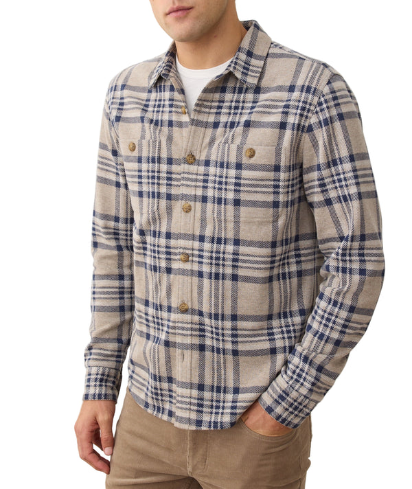 Marine Layer Mens Pacifica Stretch Twill Overshirt