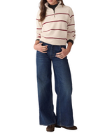 Marine Layer Womens Cloud 9 Fleece Half Zip Sweatshirt