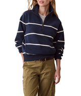 Marine Layer Womens Cloud 9 Fleece Half Zip Sweatshirt