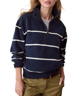 Marine Layer Womens Cloud 9 Fleece Half Zip Sweatshirt
