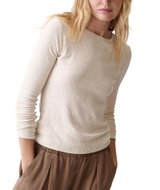 Marine Layer Womens Mini Rib Crew Long Sleeve T-Shirt