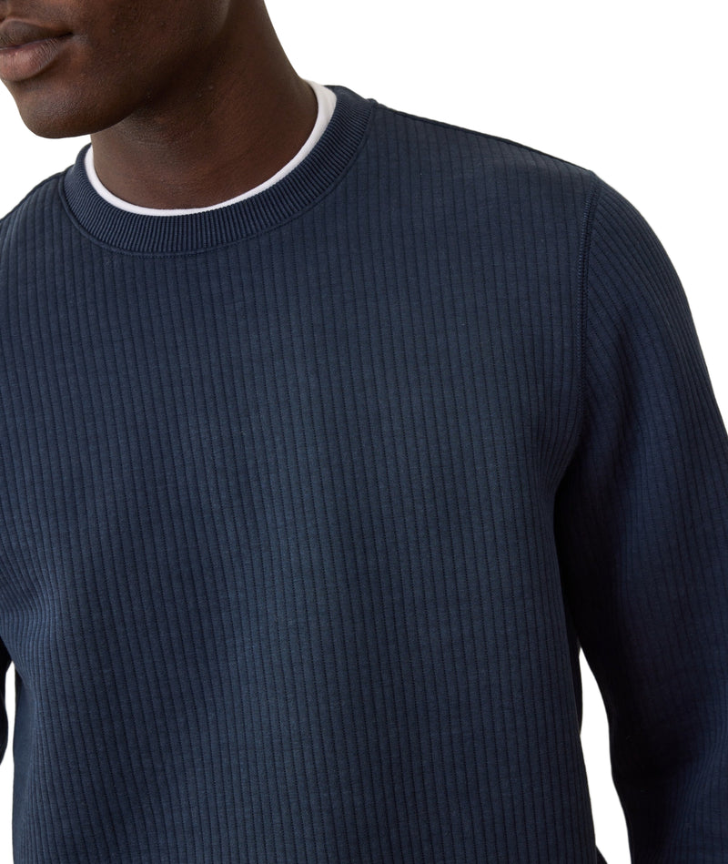 Marine Layer Mens Corbet Quilted Crewneck Shirt