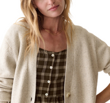 Marine Layer Womens Merino Boyfriend Cardigan