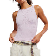 Free People Womens Flirty Flutters Tank Top