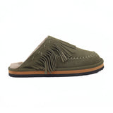 Free People Womens Fallon Fringe Mules