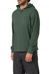 O'Neill Mens Overland Hooded Thermal Long Sleeve Pullover Sweatshirt