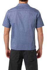 O'Neill Mens O'Riginals Sails Jacquard Woven Short Sleeve Shirt
