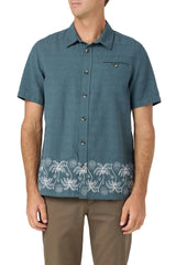 O'Neill Mens Palm Banded Woven Short Sleeve Shirt