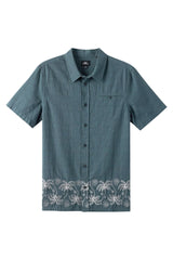 O'Neill Mens Palm Banded Woven Short Sleeve Shirt
