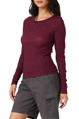 O'Neill Womens Marliz Lace Long Sleeve Top