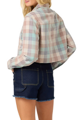 O'Neill Womens O'Riginals Pippa Cord Crop Long Sleeve Shirt